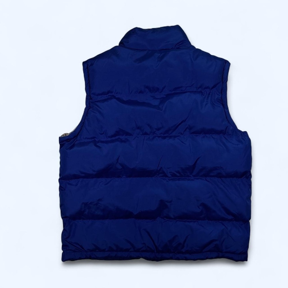 Vintage Blue Puffer Ralph Polo Vest Perfect for Layering - Picture 2 of 6
